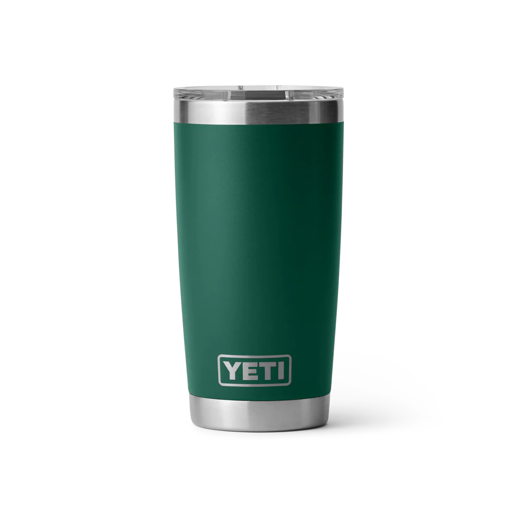 Yeti Rambler 20oz Tumbler with MagSlider Lid | Black Forest Green