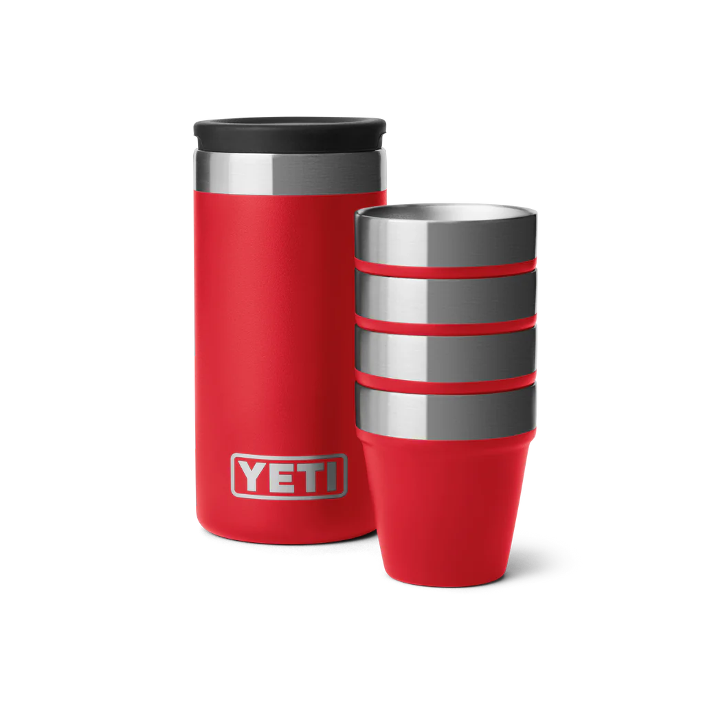 ZZ Yeti Shot Glasses and Case Black