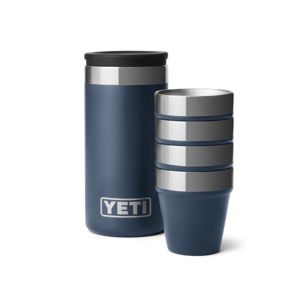 Yeti Shot Glasses and Case Black