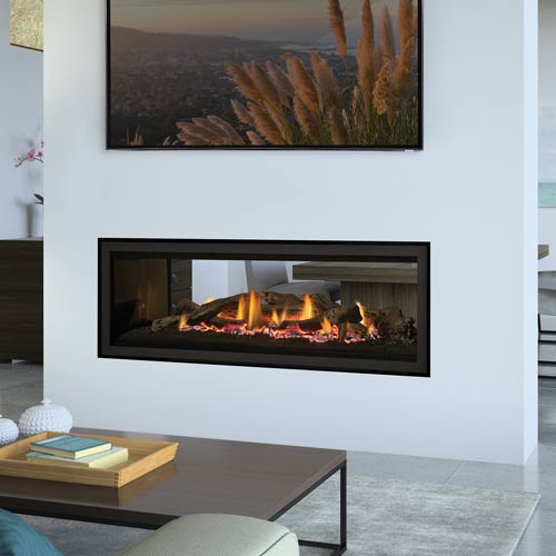 Regency GF1500 See Through Gas Log Fireplace LP