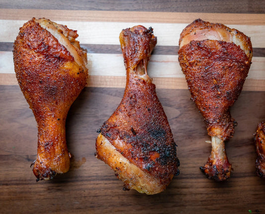Smoked Chicken with Lane’s Magic Dust on the Weber Smoque