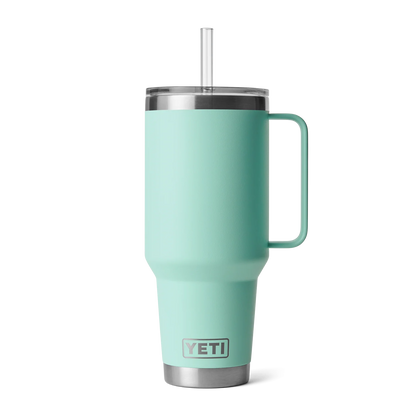 ZZ Yeti Rambler 42oz Straw Mug | Seafoam
