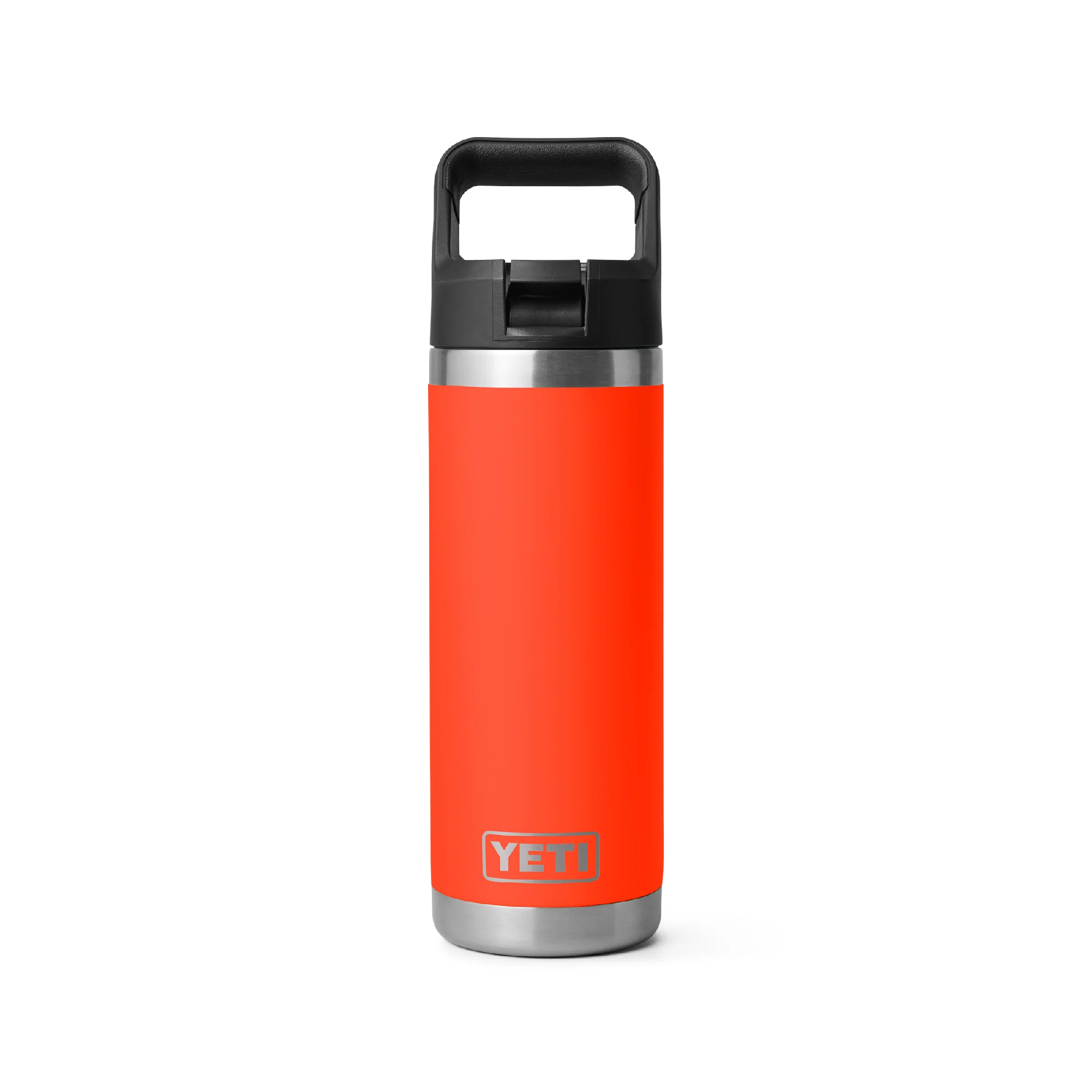 Yeti Rambler 18oz Bottle with Straw Lid | Solar Flare