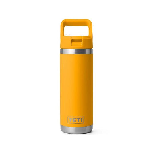 ZZ Yeti Rambler 18oz Bottle with Straw Lid | Solar Flare
