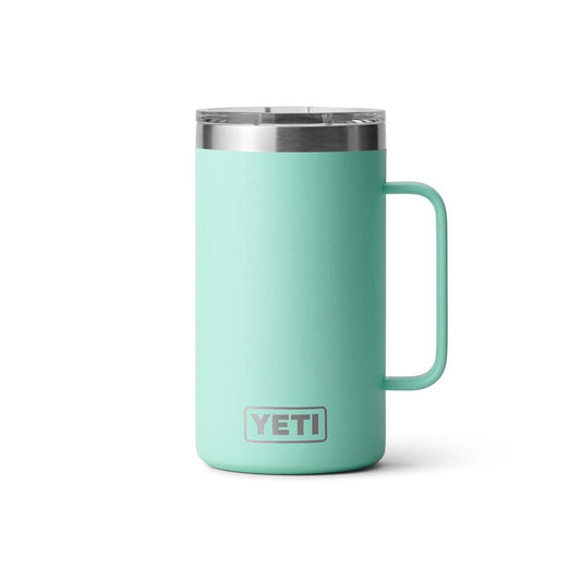 ZZ Yeti Rambler 24oz Mug without MagSlider Lid | Seafoam