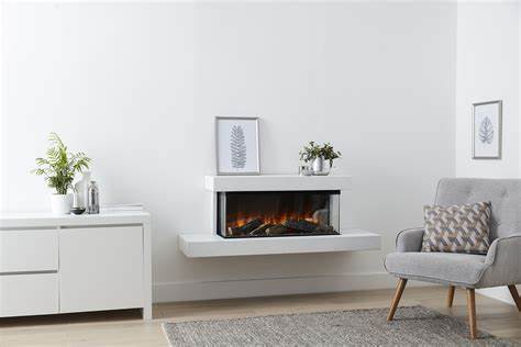 British Fires New Forest 1600 Brockenhurst Suite White