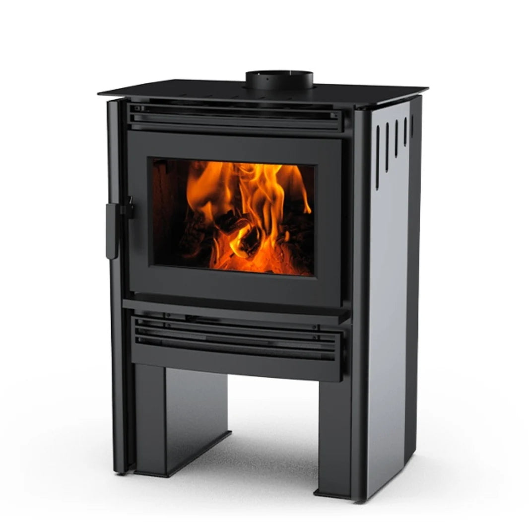Pacific Energy Freestanding Neo 2.5 with Black Panels