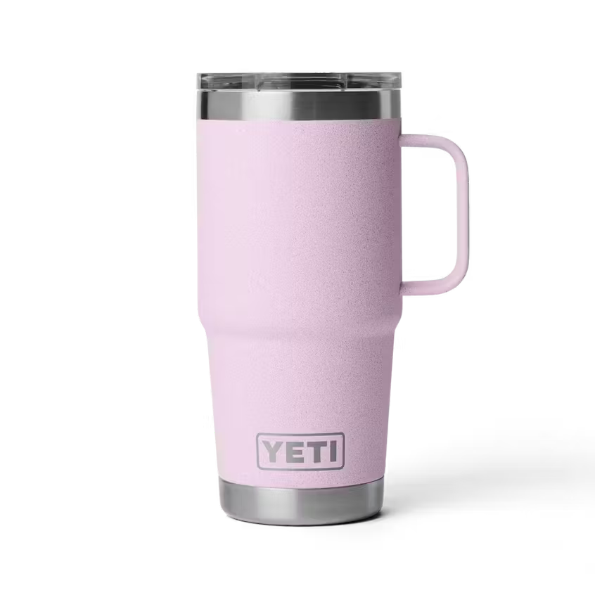 Yeti Rambler 20oz Travel Mug with StrongHold Lid | Cherry Blossom