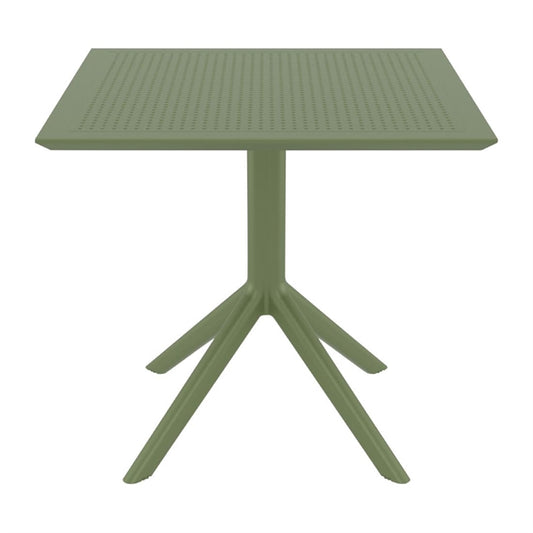 ZZ Sky bar table square 60cm Olive Green