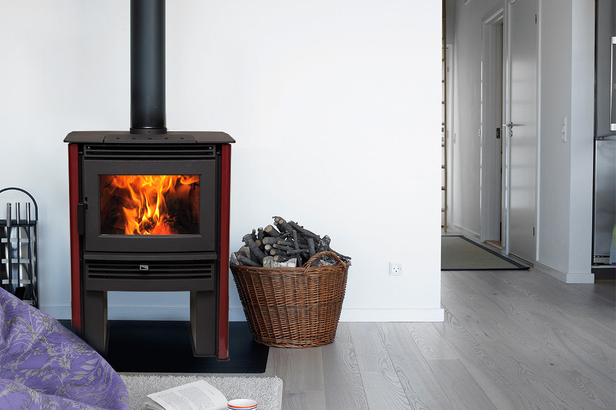 Pacific Energy Neo 1.6 Freestanding Body with Red Panels