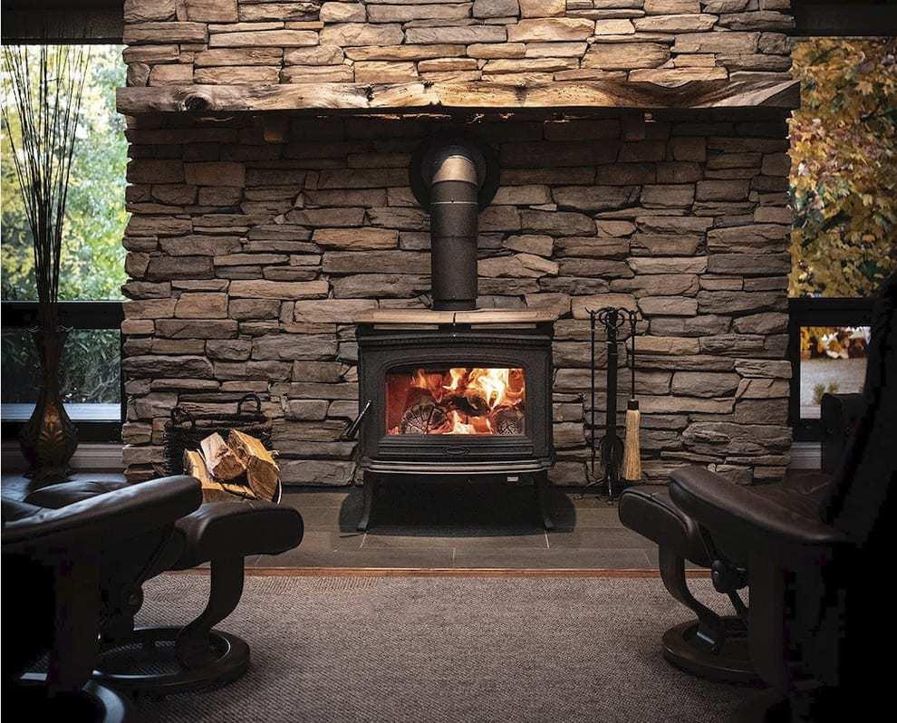 ZZ Pacific Energy Alderlea T6 Black Freestanding Wood Heater