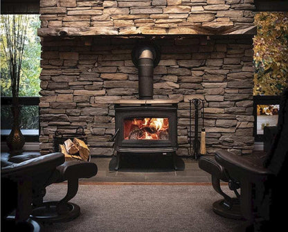 ZZ Pacific Energy Alderlea T6 Black Freestanding Wood Heater