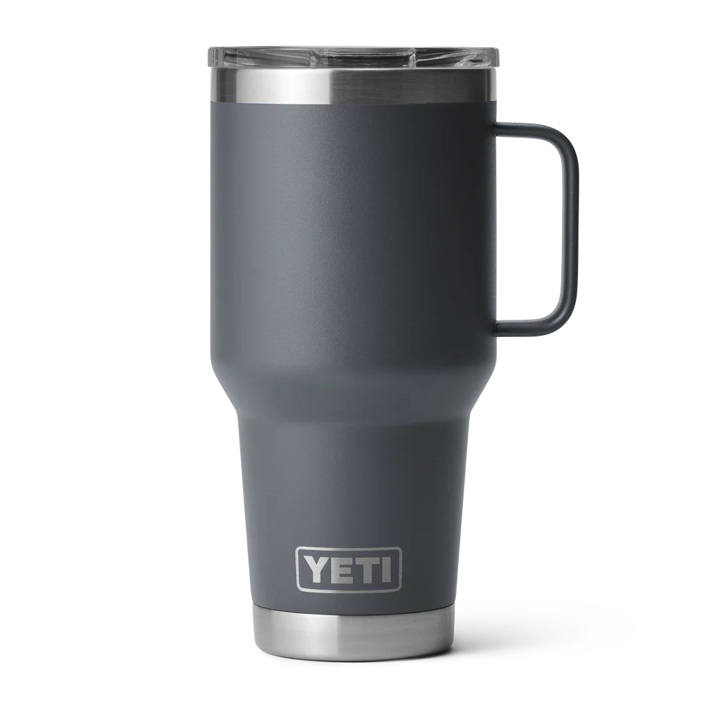 Yeti Rambler 20oz Travel Mug with StrongHold Lid | Camp Green